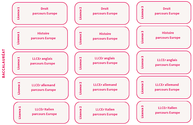 Parcours - Licence parcours Europe